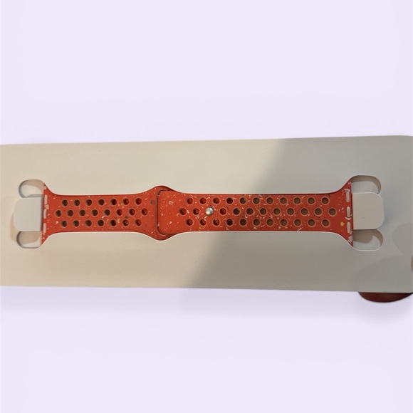 Nike Sport Band for Apple Watch - 45mm - Magic Ember / Crimson Bliss - NEW - Picture 4 of 6